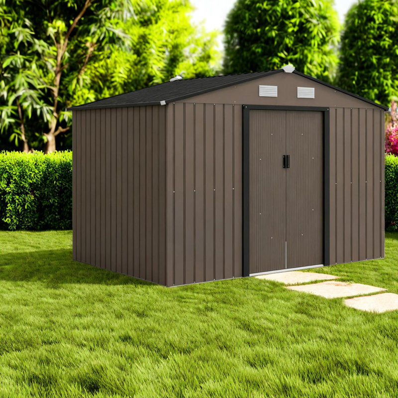Durable Steel Sheds, Spacious Storage Solution, Modern Design For Gardens