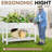 High-Density Polyethylene Elevated Planter-428315758