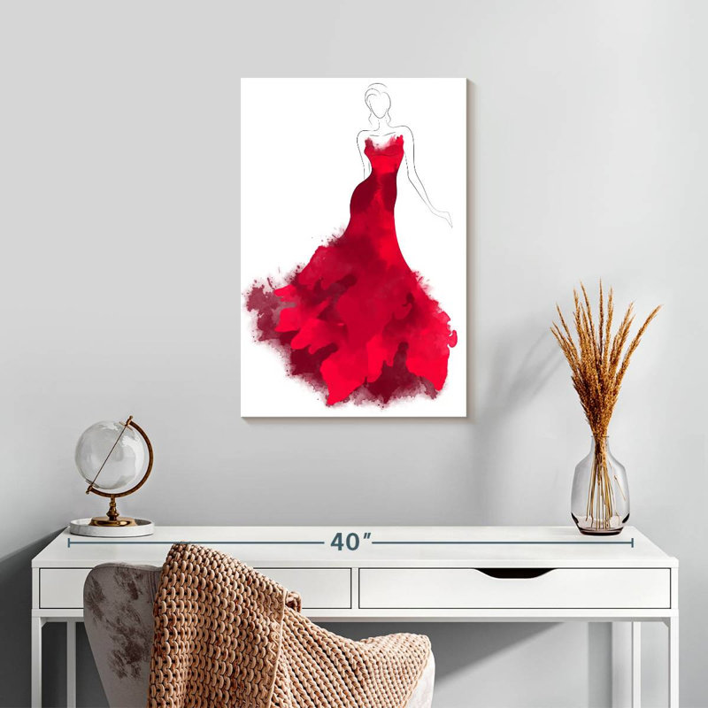 Robe rouge Sh Shurworth, H 24 po x l 16 po