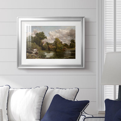 Le cheval blanc - John Constable - Toile tendue avec châssis 1819
