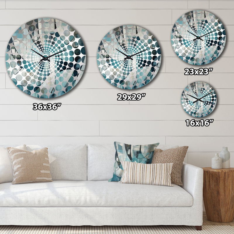 Yan - Horloge murale abstraite en marbre, Grand
