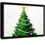 Black Framed Vintage Christmas tree Wall Art Retro Style Framed Prints-121067277