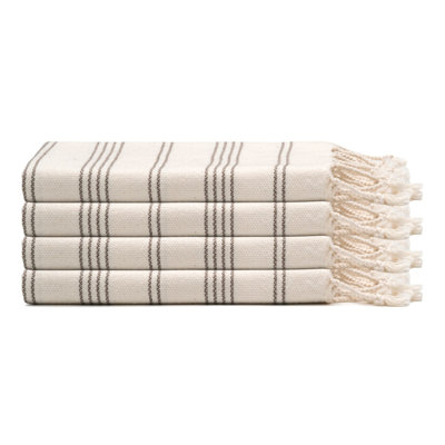 Ensemble de 4 serviettes à main en coton Heritage