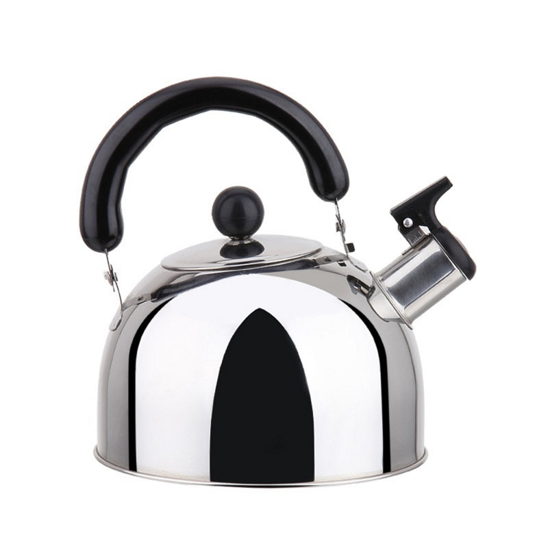 Bouilloire à sifflet en acier inoxydable YBM Home Hascevher, Bouilloire en cuivre martelé massif de 2 pintes