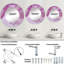 «Pink Marble Waves I» - Miroir mural moderne-1074584907