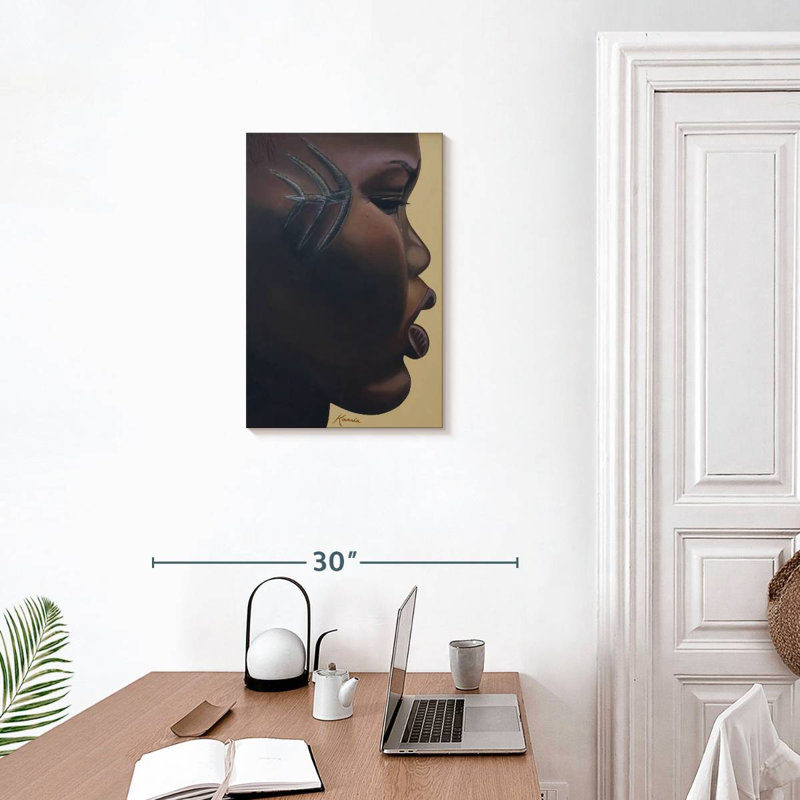 Leisha Tribal Mark, 24" H x 16" W