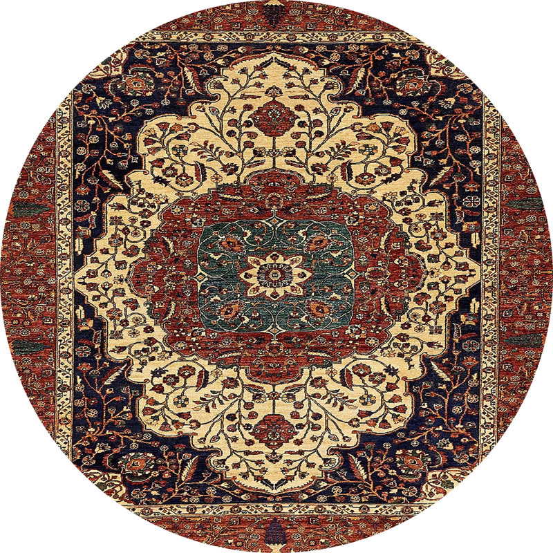 Tapis abstrait moderne 351, Rond 4 pi