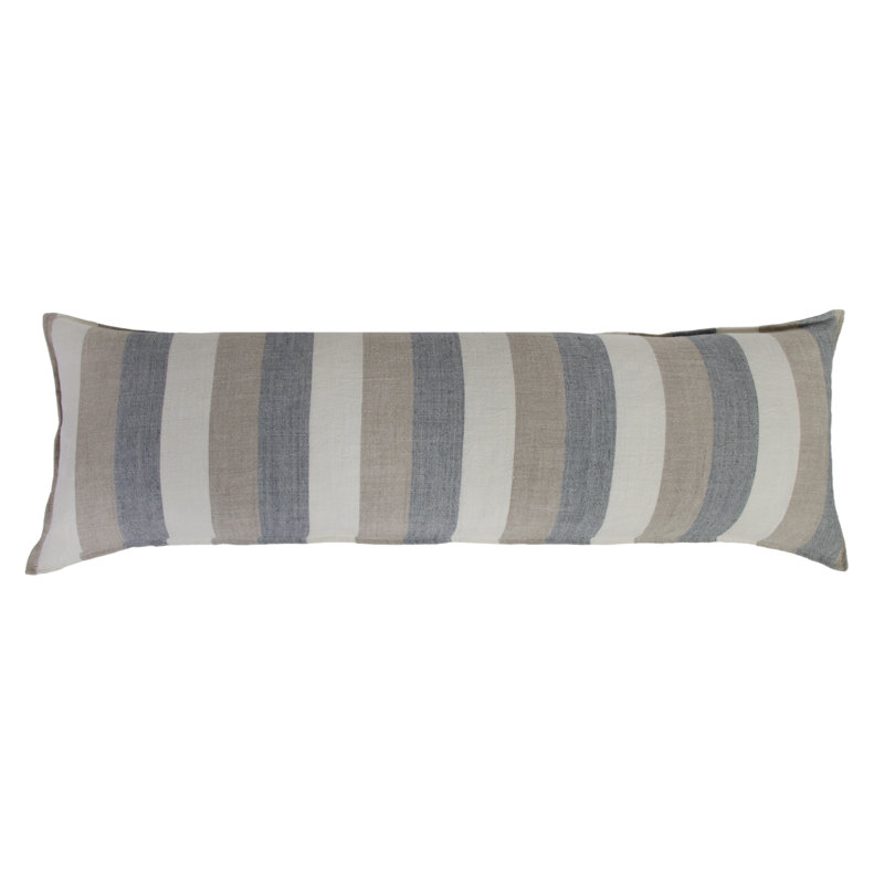Monterey Linen Pillow Cover & Insert, 18" x 60", Rectangular