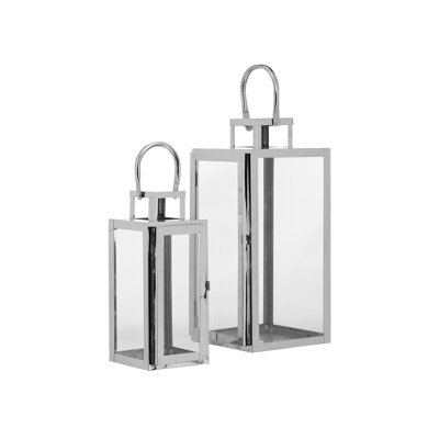 2 Piece Floor Lantern Set