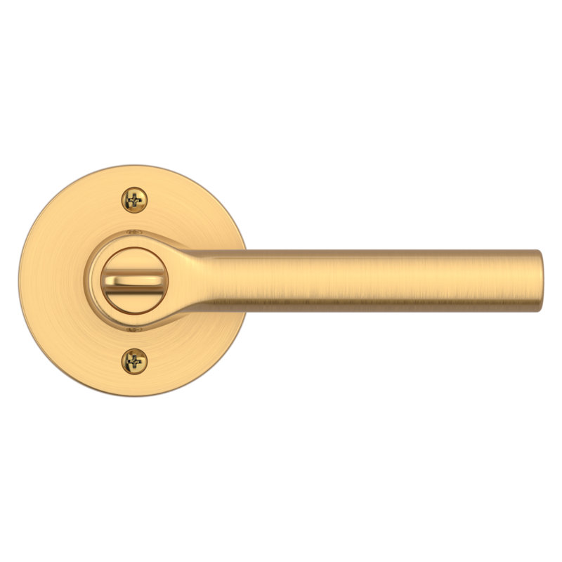 Lifetime (PVD) Satin Brass Entry Door Lever