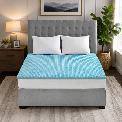 Surmatelas, hypoallergénique réversible toutes saisons, 1,5 po