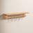 Faustina Floating Shelf with Hooks