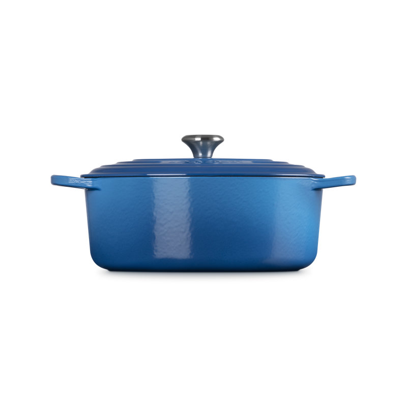 Le Creuset Enameled Cast Iron Oval Dutch Oven with Lid, Marseille, 6.75 quarts