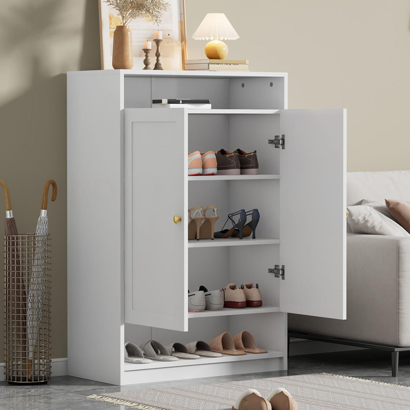 12 Pair Shoe Storage Cabinet