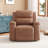 37'' Vegan Leather Power Recliner with Invisible Cup Holders-1438373808