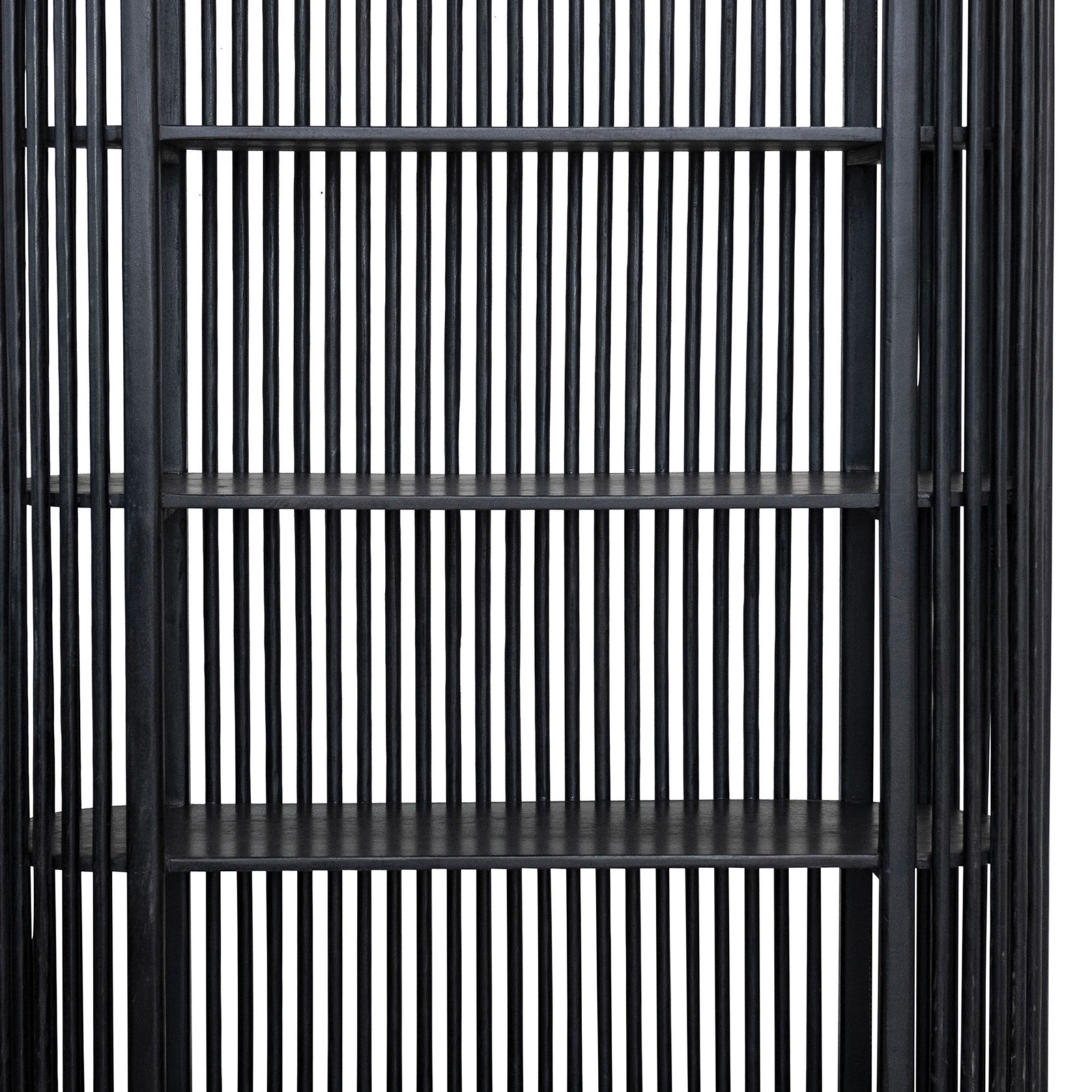 Milo 48" Mango Bookcase, Black