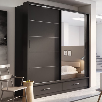 Tengan 2 Door Manufactured Wood Wardrobe