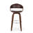 Bar Stool With Faux Leather Upholstery-52854961