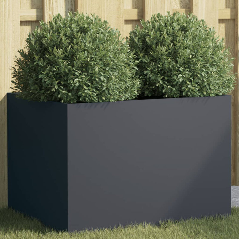 Planter Steel, 1, Anthracite, 46cm H x 62cm W x 47cm D