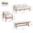 5-Piece Outdoor Seating Group With Cushions-516225472