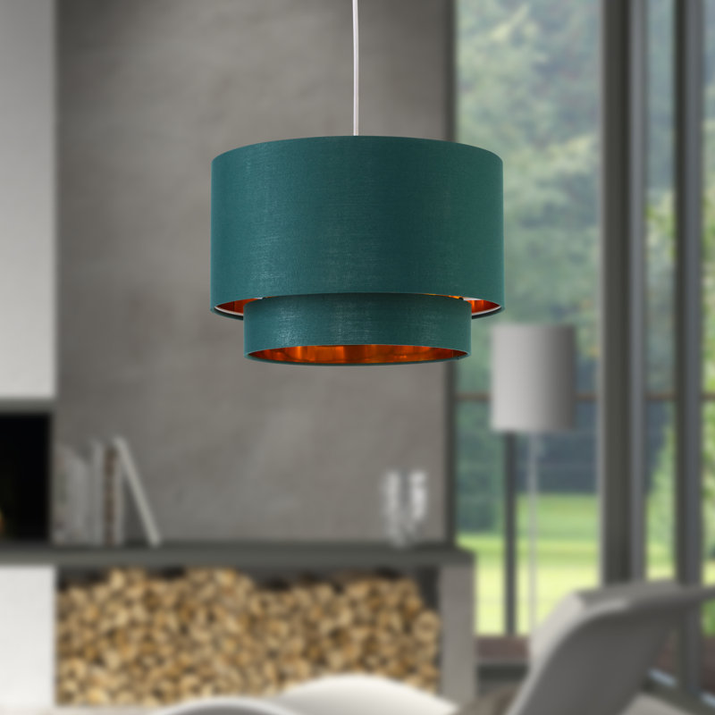 20 cm H Drum Cotton Lamp Shade