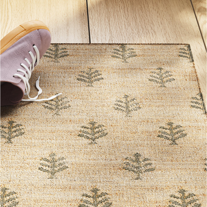 Adoria Verdure Jute and Wool Handwoven Area Rug, Runner 2'3" x 8'