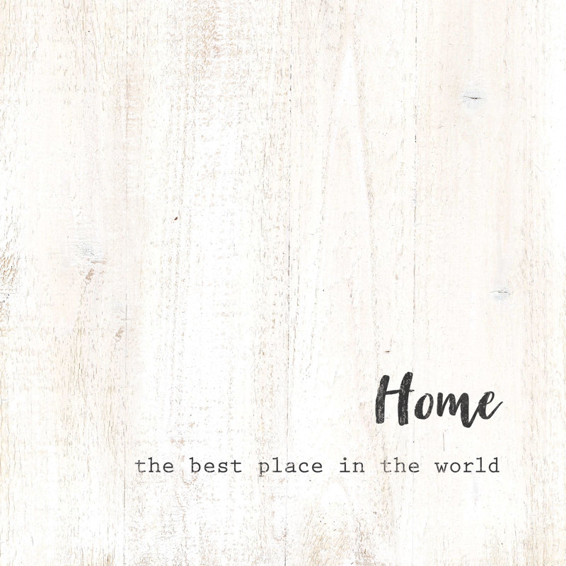 Home Best Place - Wrapped Canvas Print, 30cm H x 30cm W