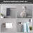 Bathroom Hardware Set,bathroom Accessories,stainless Steel,wall Mounted,8 Pieces-106838129