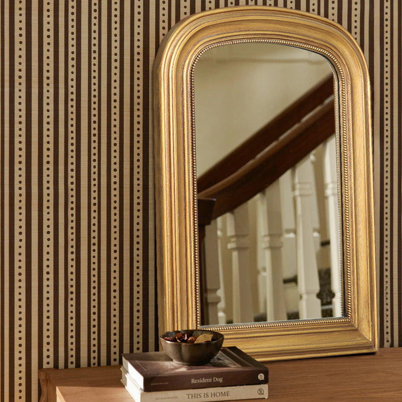 Miroir mural décoratif avec cadre en bois