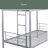 Twin Over Twin Metal Bunk Bed With Trundle-1032448333