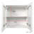Arched Glass Door Display Wall Mounted Bathroom Cabinet With Inadjustable Shelves For Kitchen, Bathroom, Living Room