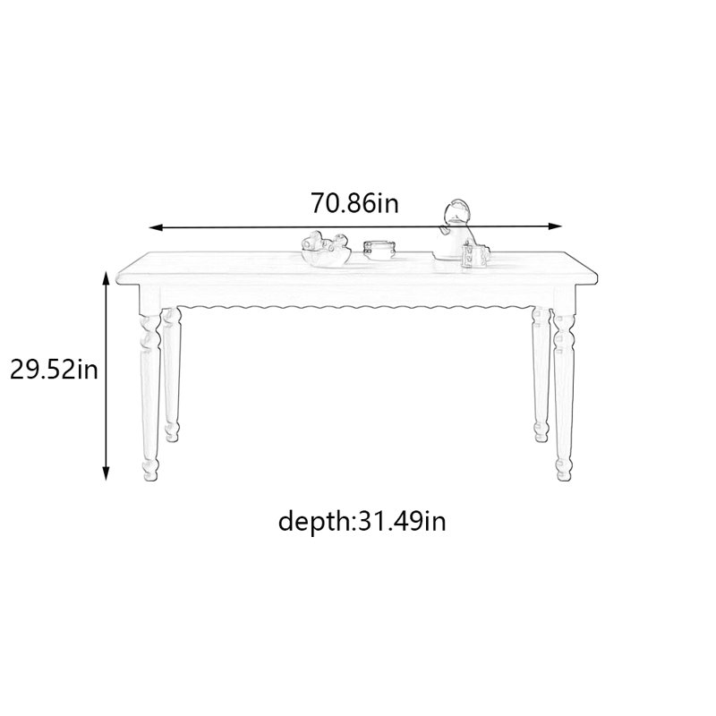 Tyniesha, 29.52"H x 70.86"L x 31.49"W