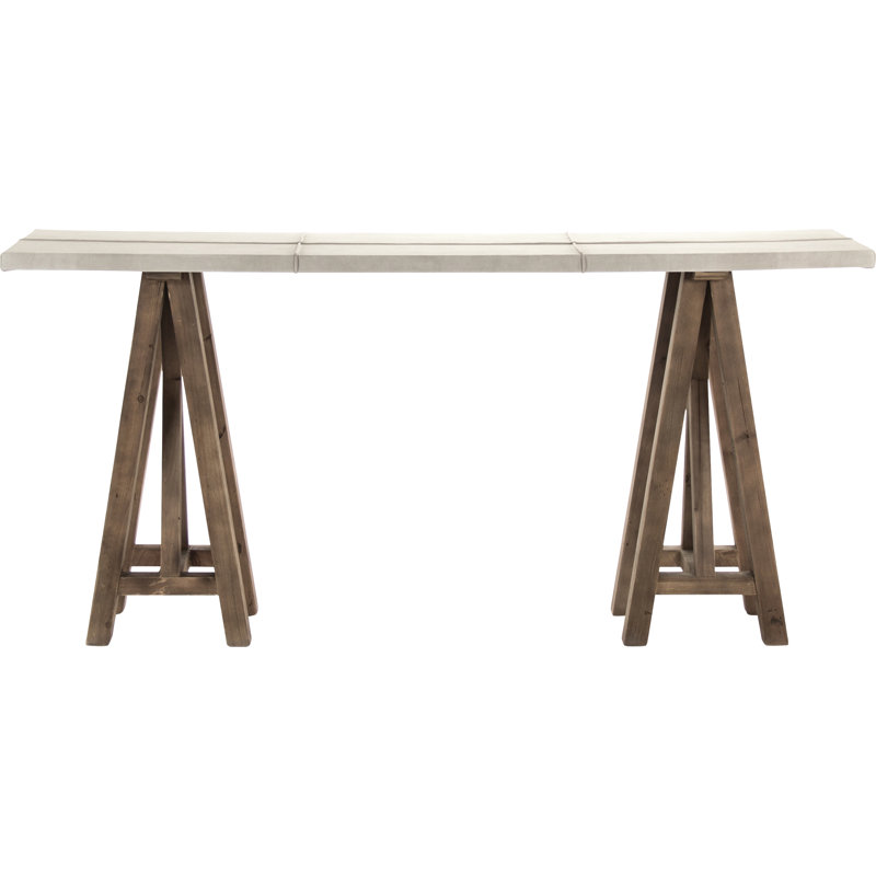 Doux 70.5'' Solid Wood Top Console Table