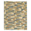 Zigzaggery Wool Geometric Area Rug in Beige/Blue-45410814