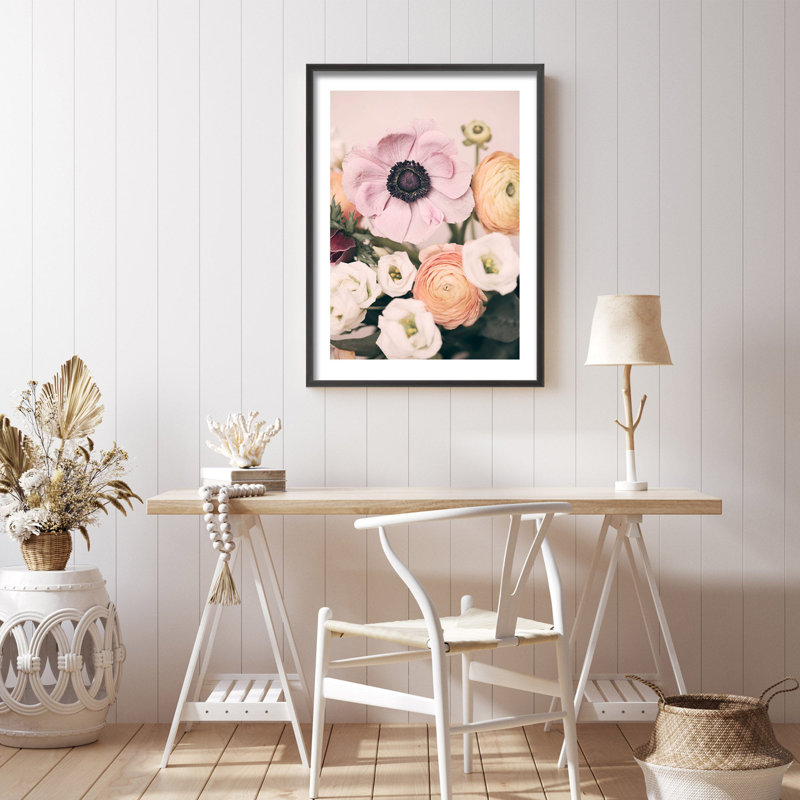 Nature Inspired Pastel Bouquet by  - Picture Frame Photograph on Paper, 24" H x 16" W