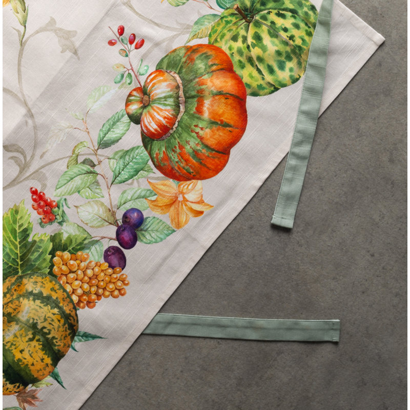 Tablier 100 % coton Lumina Maison d'Hermine - 27,5 po x 31,5 po