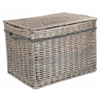 23" Wicker Unlined Storage Hamper