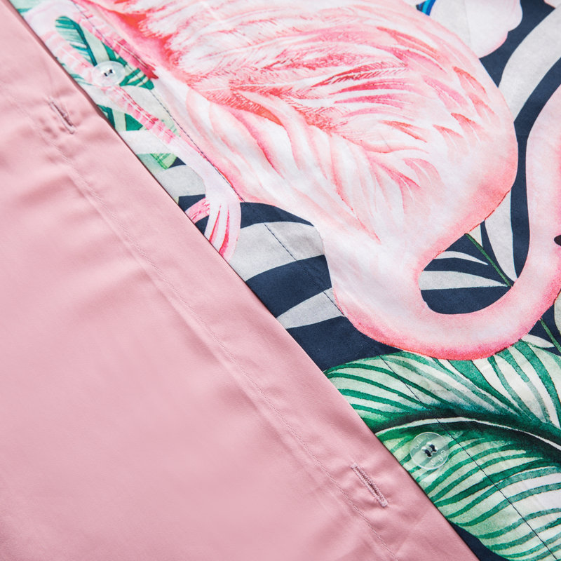 Sateen Floral Duvet Cover, King Duvet Cover