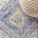 Peregrine Ornate Geometric Medallion Blue Rug