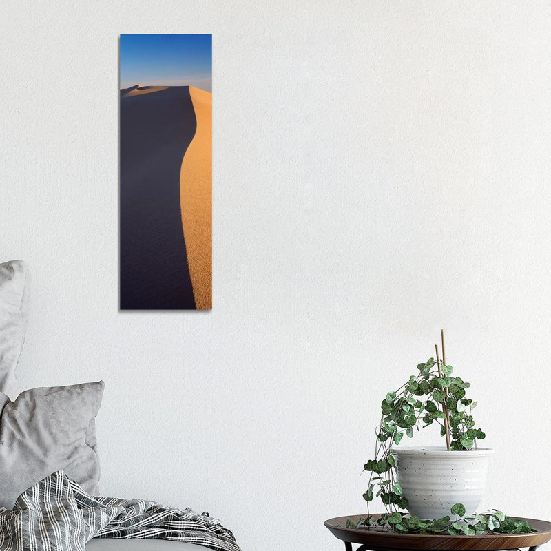 Sand Dunes in a Desert, Algodones Dunes, California, USA 1 Piece Wrapped Canvas Panoramic Wall Art