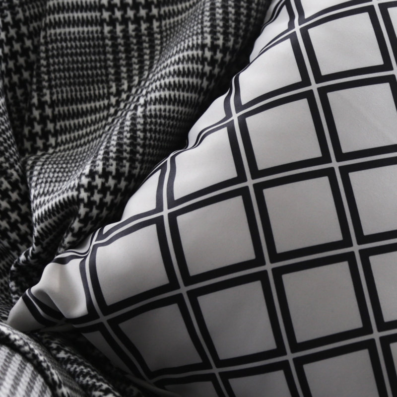 Coussin géométrique intérieur / extérieur Doelling