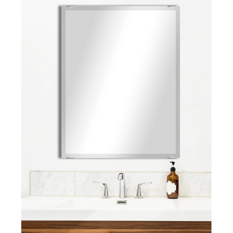 Miroir de salle de bain Alaizha, H 46 po x l 31 po