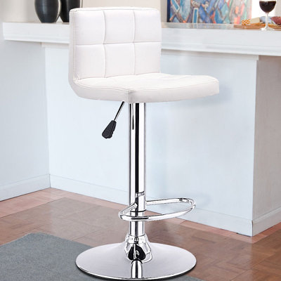 Jamir Swivel Upholstered Counter Stool