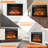 Electric Fireplace Insert With Wifi Function And 6 Flame Colors-1713619145