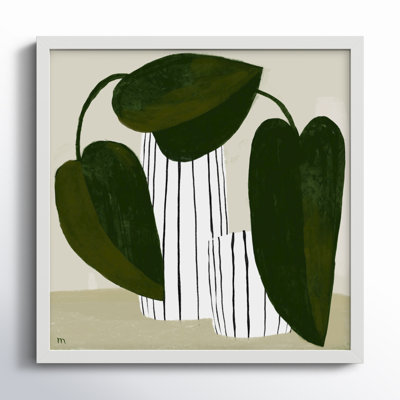 Juba "Striped Vases" Painting
