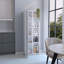 Armoire de rangement Hoyt avec cinq tablettes intérieures et extérieures-1507279008