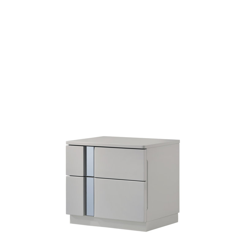 Augie 21.6'' W Nightstand, Gray