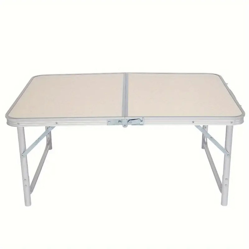 Table pliante en alliage d'aluminium 90 x 60 x 70 cm