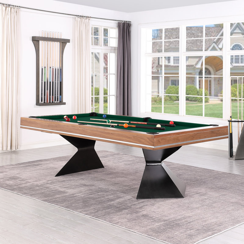 Valencia Playcraft Valencia 8' Slate Pool Table with Professional Installation Included, Bottle Green, No