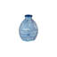Indigo Mosaic Vase, Short